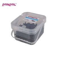 Kit de vis pour aggloméré à visser à la main, galvanisé, autotaraudeur, pour bois, en seau plastique portable, pour meubles, OEM personnalisé, fourni par l'usine