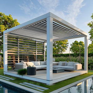 Gazebo Manual de Aluminio Económico en Oferta para <span class=keywords><strong>Estudio</strong></span> Independiente y Cocina al Aire Libre - Product Image 1