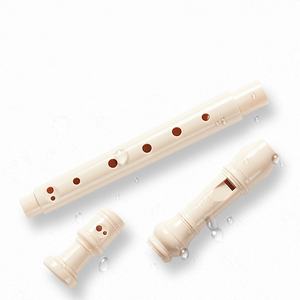 Modèle allemand Flûte à <span class=keywords><strong>bec</strong></span> soprano 6 et 8 trous Abs d'instruments d'entrée de gamme pour enfants débutants - Product Image 5