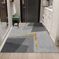Tapis de salon en velours cristal antistatique, hypoallergénique et anti-poussière, tapis de sol doux au toucher pour la chambre d'enfant et la décoration de la crèche