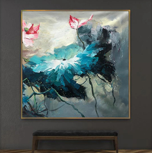 Peinture abstraite originale sur toile, grande impression sur toile pour salon - Product Image 3