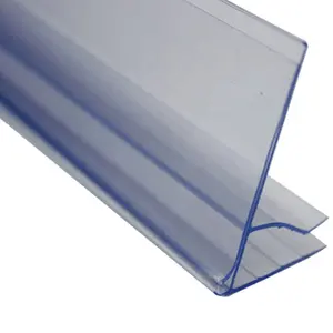 Supermarkt Doorzichtige Plank Plastic Pvc Plank Prijs Prater Data Strips Houten Plank Prijslabelhouder