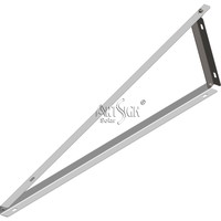 ARTSIGN Verstellbares Dreieck-Solarmodul-Montagestativ S350GD+ZM Zink-Magnesium-beschichteter Stahl Boden-PV-Unterstützungssystem
