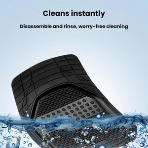 Trimable Silicone Car <b>Floor</b> <b>Mats</b> <b>Waterproof</b> Anti-Slip Foot Pads, Spec: Front - Product Image 4