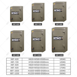 Kim loại lớn an ninh đồ trang sức coffre Fort nhà chống cháy burglarproof két với sự kết hợp khóa - Product Image 3