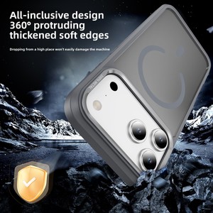 Funda Protectora para Teléfono con Protección de Cámara de Metal Anti-Impresiones Digitales y Anti-Golpes con Acabado Mate para iPhone 18 17 16 15 Pro Max de Fábrica de Guangzhou - Product Image 5