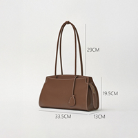 Venta al por mayor de gran capacidad de hombro bolso de mano de moda personalizado de alta calidad elegante de gamuza Pu bolsa de mano para las mujeres