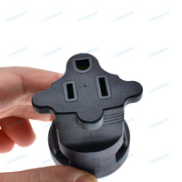 Adaptateur Danemark vers US NEMA 5-15R, prise mâle Type-K vers prise femelle 5-15, adaptateur de voyage pour appareils US en Danemark