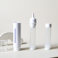 Nouveau Design 15ml Recharge Double Paroi Airless Seringue Emballage pour Sérum Plastique Distribution Eye Cream Pen Cosmétique Dropper Seringue