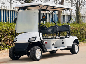 Voiturette de golf puissante et personnalisable de 300 cm3 à essence, 4 places avec sièges confortables pour les joueurs et les <span class=keywords><strong>caddies</strong></span> - Product Image 2