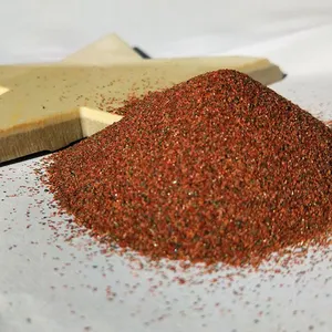 中国喷砂磨料石榴石80目水射流金属切割石榴石