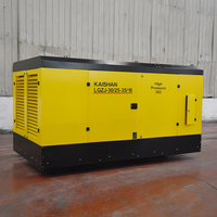 Kaishan KSZJ LGZJ 450 CFM Portable Jaune Diesel Moteur Haute Pression Heavy Duty Vis Compresseur D'air pour Puits D'eau Forage
