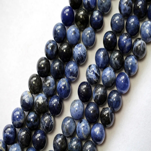 Perles en pierre naturelle de <span class=keywords><strong>sodalite</strong></span> bleue lisse de 6 mm, 8 mm, 10 mm en vrac pour la fabrication de bijoux, la création ou les cadeaux - Product Image 3