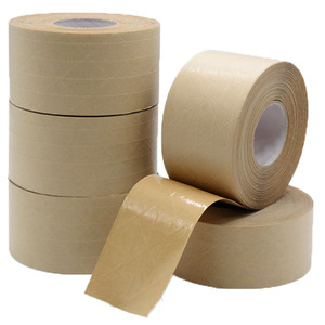 Box Seal <strong>Tape</strong> <strong>Custom</strong> Logo Water Activated Reinforced Kraft Paper <strong>Tape</strong> Adhesive <strong>Custom</strong> Packing <strong>Tape</strong> - Product Image 6