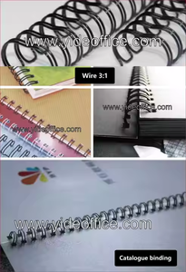 Máquina de encuadernación de alambre automática eléctrica, punzón de bobina doble, 34 agujeros cuadrados, cuchillo de dibujo de alta resistencia, <span class=keywords><strong>contrato</strong></span> de licitación, 120 hojas - Product Image 5