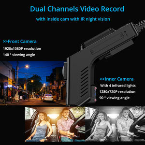T2ミニ4G WIFI 1080PカーカメラDvrデュアルダッシュカム無料アプリリアルタイムリモートモニタリングDashcam 4g - Product Image 6