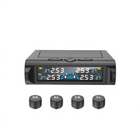 Tpms Sensor mobil, Tpms Sensor eksternal tenaga surya, sistem monitor tekanan ban Digital layar LCD garansi 12 bulan