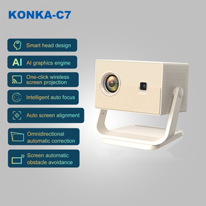 Mô Hình Mới Konka C7 Mini Chiếu HD 1080P Tự Động Tập Trung Ngoài Trời Điện Ảnh Chiếu Với Rạp Hát Tại Nhà - Product Image 1