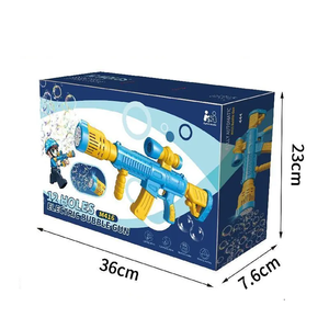 Pistolet <span class=keywords><strong>à</strong></span> <span class=keywords><strong>bulles</strong></span> automatique <span class=keywords><strong>à</strong></span> 12 trous M416, jeux d'eau d'été pour enfants, jeux de plein air, ensembles de jouets, machine <span class=keywords><strong>à</strong></span> <span class=keywords><strong>bulles</strong></span> - Product Image 6