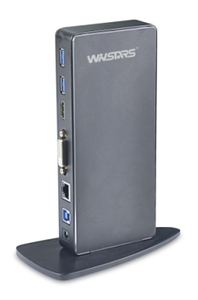 Venta caliente doble salida de Video USB <span class=keywords><strong>tipo</strong></span> <span class=keywords><strong>C</strong></span> Universal estación de acoplamiento con USB 3,0 de 4 puertos <span class=keywords><strong>Hub</strong></span>/VGA/ <span class=keywords><strong>HDMI</strong></span> - Product Image 6