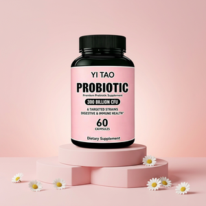 Capsules végétaliennes probiotiques OEM/ODM privées à 6 souches – Favorise la digestion, la fonction immunitaire, le contrôle de l'appétit, le métabolisme et l'énergie - Product Image 1