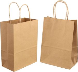 Custom Eco Friendly <b>Biodegradable</b> Brown Fast Food Takeaway Go Delivery Restaurant Takeout Packaging Kraft <b>Paper</b> Bag Lamination - Product Image 2