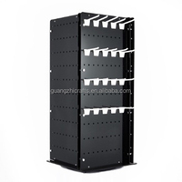 Organisateur de table de comptoir en acrylique blanc, support rotatif pour bijoux en acrylique