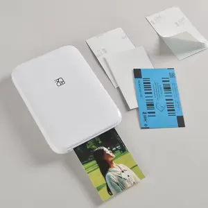 JYoung Reisen tragbarer thermofarbiger Fotodrucker Bluetooth-Zink-Foto-Drucker MT53 drucken Sie Foto mit Ihrer Familie