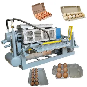 Environmentally wasted newspaper recycling paper tray egg machine for sale