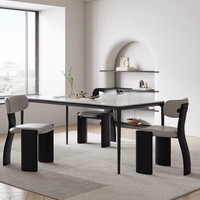Fauteuil de salle à manger italien moderne et simple, en métal haut de gamme et cuir PU, idéal pour les hôtels, les maisons et les salons.