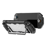 Coque de protection antichoc Mecha pour console de jeu, compatible avec 2 coques détachables en TPU+PC, compatible avec la station d'accueil, anti-chute