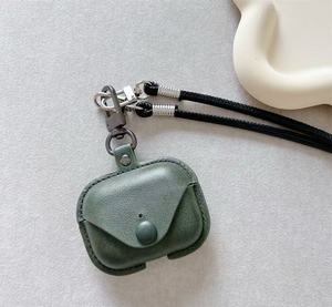 Cordoncino solido in pelle retrò per <span class=keywords><strong>Apple</strong></span> per AirPods Pro/2/3/4 accessori protettivi per cuffie per auricolari Bluetooth - Product Image 2