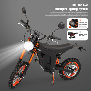 Off-Road Electric Motorcycle 48V 2500W Brushless Motor Black Professional Racing For Forest Trails - Product Image 2