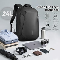 Sac à dos de chargement USB personnalisable HEROIC KNIGHT pour homme, sac d'affaires étanche extensible pour ordinateur portable, grande capacité, résistant à l'eau