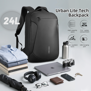<span class=keywords><strong>Zaino</strong></span> HEROIC KNIGHT personalizzabile con ricarica USB, borsa da lavoro impermeabile espandibile per laptop da uomo, grande capacità, <span class=keywords><strong>idrorepellente</strong></span> - Product Image 3