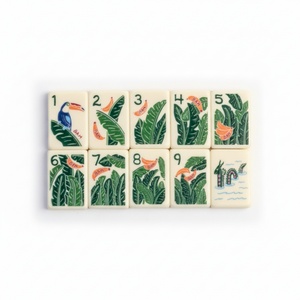 Juego de Mahjong Americano Moderno de Acrílico Blanco Personalizado de 160 Piezas, Ecológico y de Lujo, con Fichas de Mahjong, para Chicas en Verano - Product Image 6