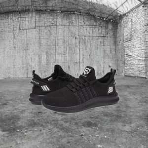 Chaussures de sécurité pour hommes respirantes avec embout en acier, tige en maille et protection de la semelle intérieure pour le soudage et la marche – Style tendance - Product Image 2