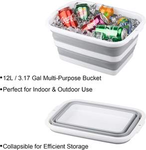 Fregadero Plegable para Camping de 12L, Lavabo, Ideal para Cocina, Hogar, Jardín y Camping - Product Image 6