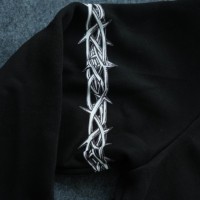 Manga larga Diseño personalizado Alta calidad 330GSM Impresión de pantalla de gran tamaño Logo Fleece Hoodie Colorful Men's Wear Hoodies
