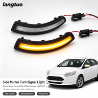 Clignotant latéral LED dynamique séquentiel, clignotant à boîtier fumé pour Ford Focus MK3 Mondeo MK4 2007-2018