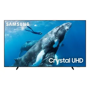<span class=keywords><strong>Téléviseur</strong></span> OLED intelligent portable Samssung CU7000 <span class=keywords><strong>Crystal</strong></span> <span class=keywords><strong>UHD</strong></span> 55 pouces HDR de haute qualité, flambant neuf, avec haut-parleur intégré noir 240 Hz - Product Image 1