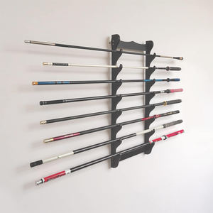 Support d'épée de samouraï noir pour <span class=keywords><strong>Katana</strong></span> Wakizashi épée flûte cannes à pêche support mural à 8 niveaux support d'épée d'affichage mural - Product Image 4