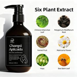 Champú <span class=keywords><strong>Anticaída</strong></span> Intenso al por Mayor de Fábrica con Extractos Herbales, Champú <span class=keywords><strong>Anticaída</strong></span> con Proteína de Trigo y Hierbas Asiáticas - Product Image 5