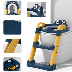 Nouvel arrivage : Siège de toilette pliable pour tout-petits avec échelle, toilette amusante en forme de jouet pour l'apprentissage de la propreté des enfants - Product Image 4