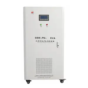 Precio directo del fabricante Producto SBW AVR 5kva 15kva 20Kva Control de motor automático inteligente Servo regulador de voltaje estabilizador