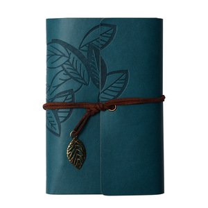 Creative Trends Notebook Loose-Leaf Kraft <b>Paper</b> Portable Travel Diary Autumn Leaf Design - Product Image 3