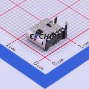USB-312-B-SU USB Connector SMD Connector ( Connector Type: Type-C )( Gender: Female )( Mounting Type: Horizontal Mount ) - Product Image 2