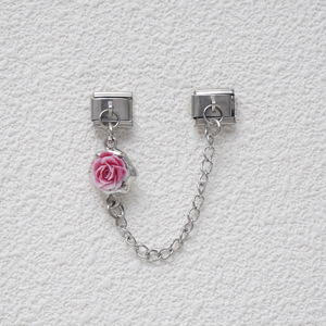 Fashion Link <b>Bracelet</b> Zinc Alloy <b>Flower</b> Pendant Women's Gift Jewelry Modular Chain Accessory - Product Image 3