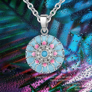 Mamá bebé mejor regalo de joyería Vintage flor Bola de los deseos collar de Bola mexicana - Product Image 5