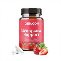 Groothandel OEM GMP-gecertificeerde veganistische natuurlijke Black Cohosh capsules voor vrouwen, ter ondersteuning en verlichting bij menopauze.